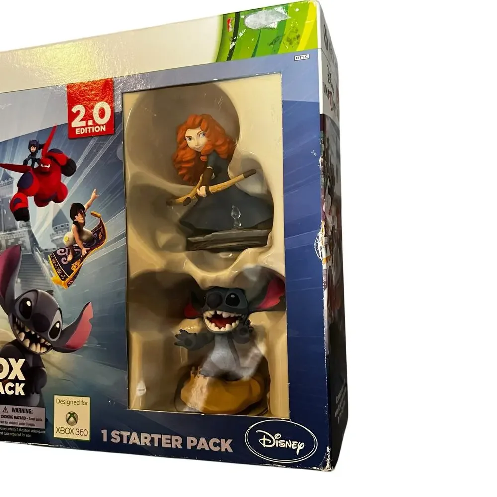 Disney INFINITY 2.0 Toy Box Starter Pack Lilo and stitch Merida X-box 360 NEW